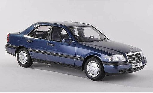 Mercedes Classe C Base 1/43 BoS Models C220 (W202) bleu limitee edition 1.000 1995 miniature