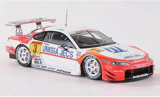 Nissan Silvia S15 1/43 Ebbro No.3 Unisia Jecs JGTC 2002 T.Yamano/M.Yanagida miniature