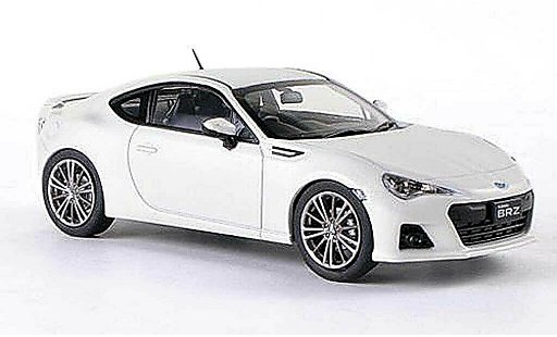 Subaru BRZ Concept 1/43 Ebbro mat blanche RHD Tokyo Motor Show 2011 miniature