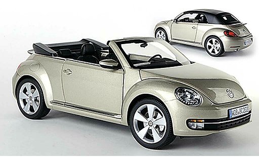 Volkswagen Beetle Cabriolet 1/18 Kyosho beige 2013 miniature