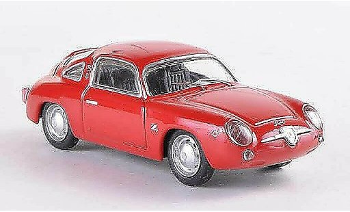 Fiat 750 Abarth 1/43 Best Zagato rouge 1958 miniature