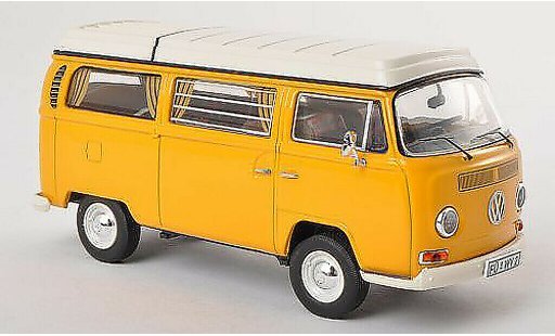 Volkswagen T2 A 1/43 Premium ClassiXXs Camping (neues toit pliant) jaune miniature