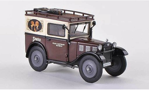 Bmw Dixi standard 1/43 Premium ClassiXXs Sinalco beige/marron miniature