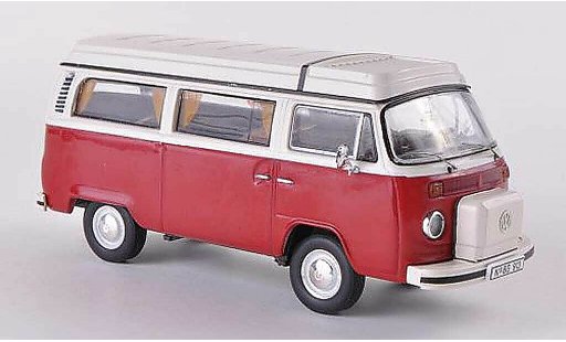 Volkswagen T2 B 1/43 Premium ClassiXXs Camping Westfalia rouge/beige miniature
