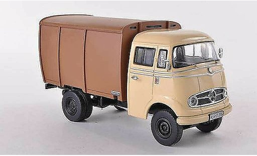 Mercedes L319 Base 1/43 Premium ClassiXXs L 319 Viehtransporter beige/marron miniature