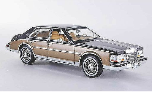 Cadillac Seville Elegante 1/43 Premium X 1980 MKII grise/gold Sondermodell limit&Atilde;&copy;e Auflage 750 pi&Atilde;&uml;ce miniature