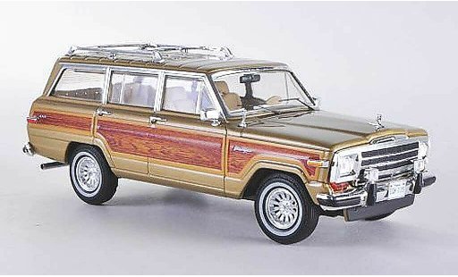 Jeep Wagoneer Edition Limit&Atilde;&copy;e 1/43 Premium X gold/Holzeffekt Sondermodell Auflage 500 pi&Atilde;&uml;ce 1989 miniature