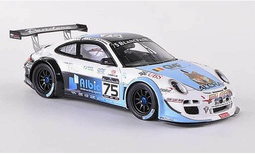 Porsche 911 GT3 1/43 Spark R 2012 No.75 Alcra Flash 24h Spa M.Hennerici/X.Maassen/M.Goossens miniature