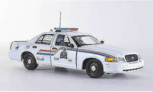 Ford Crown Police Interceptor 1/43 First Response Victoria RCMP - Royal Canadian Mounted blanche (CAN) miniature