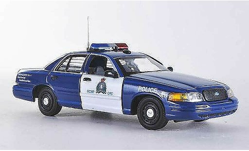 Ford Crown Police Interceptor 1/43 First Response Victoria RCMP - Royal Cnadian Mounted bleu/blanche (CAN) miniature