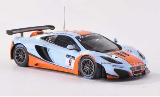 McLaren MP4-12C GT3 1/43 TrueScale Miniatures No.9 Gulf Racing 24h Spa 2012 R.Bell/A.Meyrick/M.Wainwright miniature