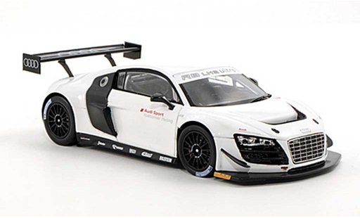 Audi R8 lms 1/43 Spark Ultra blanche Plain Body Version 2012 miniature