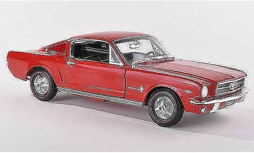 Ford Mustang Fastback 1/43 Ertl 2+2 rouge miniature