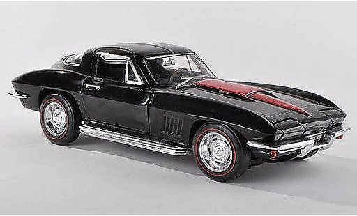 Chevrolet Corvette Coupe 1/18 Ertl C2 427 (C2) noire/rouge miniature