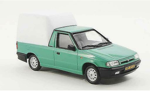 Skoda Felicia Pick-Up 1/43 Abrex verte/blanche 1996 miniature
