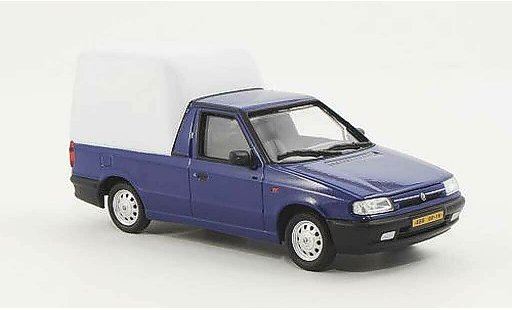 Skoda Felicia Pick-Up 1/43 Abrex bleu/blanche 1996 miniature