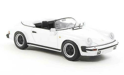 Porsche 911 Speedster 1/43 Minichamps Carrera blanche 1989 miniature