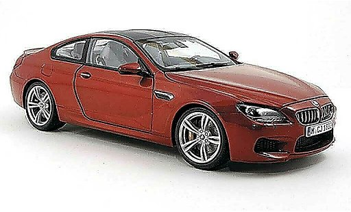 Bmw M6 Coupe 1/18 Paragon F13 orange/carbon 2012 miniature