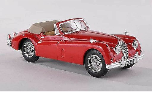 Jaguar XK 140 1/43 IXO Cabriolet rouge 1956 miniature