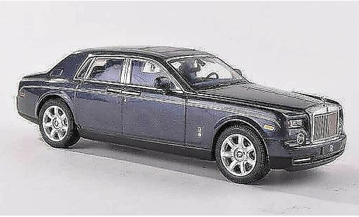 Rolls Royce Phantom 2009 1/43 IXO bleue-grise LHD miniature