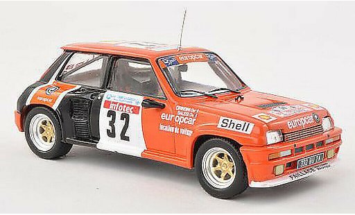 Renault 5 Turbo 1/43 IXO No.32 Europcar Tour de Corse 1986 C.Balesi/J.-P.Cirindini miniature