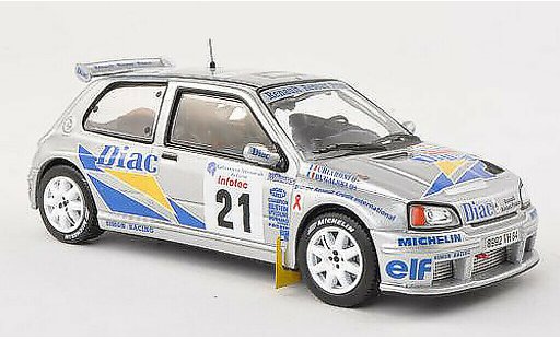 Renault Clio Maxi 1/43 IXO No.21 Diac Tour de Corse 1995 P.Bugalski/J.P.Chiaroni miniature
