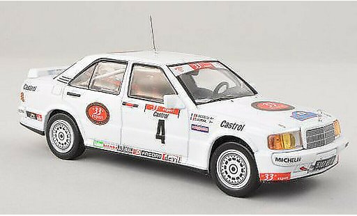 Mercedes 190 DTM 1/43 IXO 2.3-16 No.4 33 Export Tour voiture 1986 D.Auriol/B.Occelli miniature