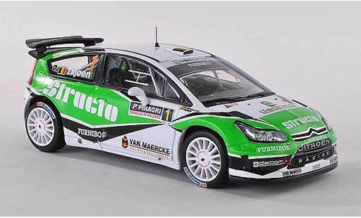 Citroen C4 WRC 1/43 IXO No.1 Structo Rally Wallonien 2011 Tsjoen/Chevaillier miniature