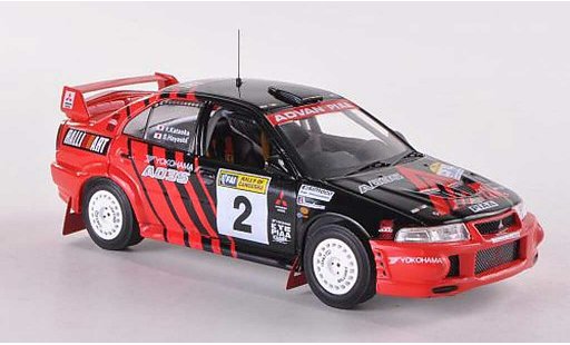 Mitsubishi Lancer Evolution VI 1/43 IXO No.2 Ralliart Yokohama Rally of Canberra 1999 Y.Kataoka/S. Hayashi miniature