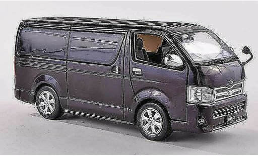 Toyota Hiace Super GL 1/43 J Collection noire-violet RHD 2012 miniature