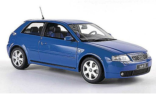 Audi S3 berline 1/18 Ottomobile (MK2) bleue miniature