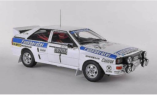 Audi Quattro a2 1/18 Sun Star No.1 Funkberater Janner Rally 1984 Wittmann/Nestinger miniature