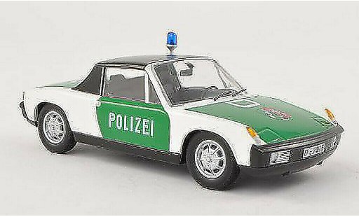 Porsche 914 Base 1/43 Schuco police NRW miniature