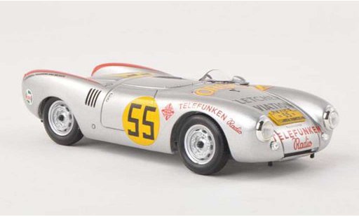 Porsche 550 1954 1/43 Schuco Spyder No.55 Carrera Panamericana H.Herrmann miniature