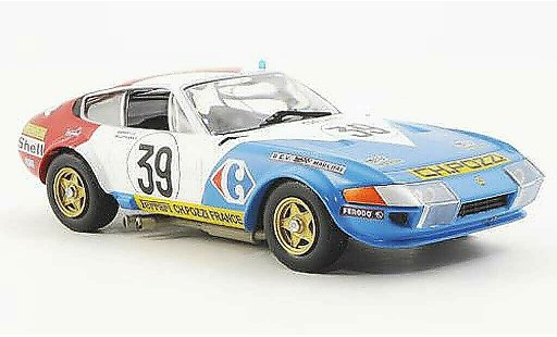 Ferrari 365 GTB/4 1/43 Ferrari Racing Collection Competizione 24h Le Mans J.C.Andruet / C.Ballot-Lena 1972 miniature