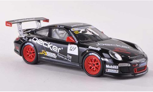 Porsche 911 GT3 CUP 1/43 Schuco No.127 Becker MS Racing Sports miniature