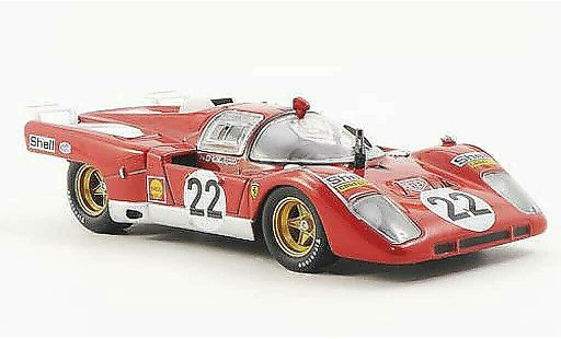 Ferrari 512 M 1/43 Ferrari Racing Collection 300km Imola A.Merzario 1971 miniature