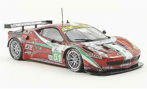 Ferrari 458 Italia GT2 1/43 Ferrari Racing Collection 6h Imola G.Fisica / G.Bruni 2011 miniature