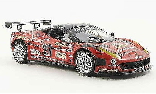 Ferrari 458 Italia Grand-AM 1/43 Ferrari Racing Collection Grand Am Daytona test J.Melo / T.Vilander 2011 miniature