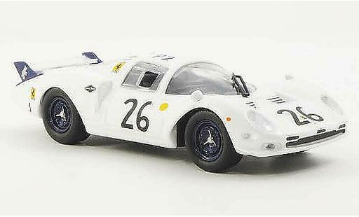 Ferrari 365 P2 1/43 Ferrari Racing Collection Elefante Bianco 24h Le Mans C.Parsons / R.Rodriguez 1967 miniature