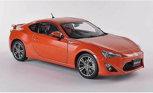 Toyota 86 2012 1/18 Autoart limit&Atilde;&copy;e (Asian Version/RHD) orange miniature