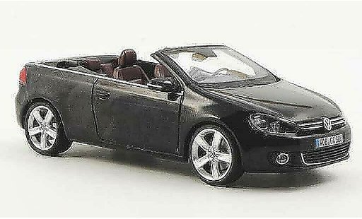 Volkswagen Golf Cabriolet 1/43 Schuco noire 2011 miniature