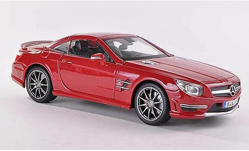 Mercedes Classe SL 63 1/18 Maisto AMG (R231) rouge 2012 miniature