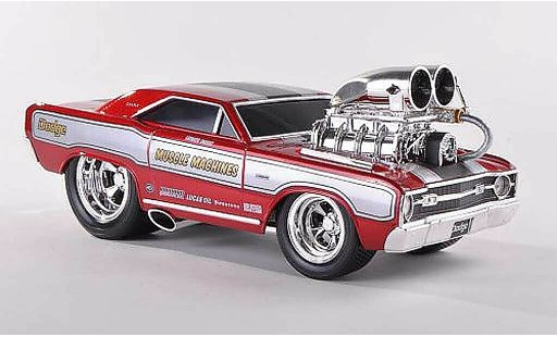 Dodge Dart 1968 1/18 Maisto Super Stock HEMI rouge miniature