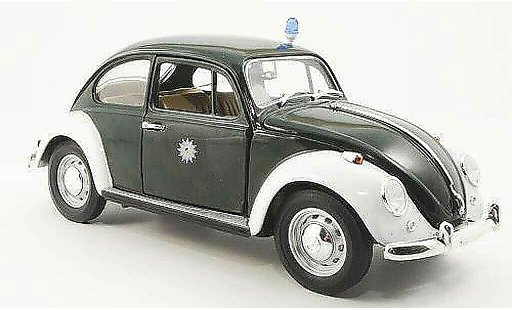 Volkswagen Kafer Base 1/18 Yat Ming Police Stuttgart verte/blanche miniature