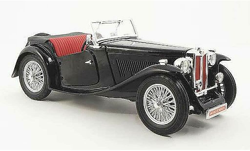 MG TC Base 1/18 Yat Ming Midget noire RHD 1947 miniature