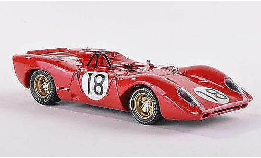 Ferrari 312 P 1/43 Best Spyder No.18 Le Mans Test 1967 Brambilla/Schetty miniature