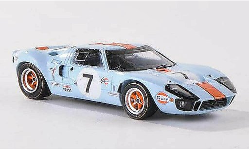 Ford GT40 Mk I 1/43 Spark GT 40 No.7 Gulf 24h Le Mans 1969 D.Hobbs/M.Hailwood miniature