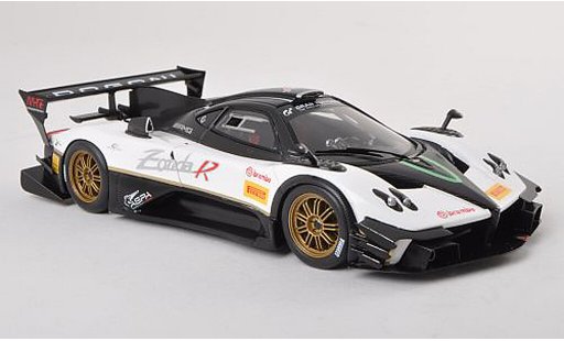 Pagani Zonda R 1/43 Spark Evo blanche/carbon 2012 miniature