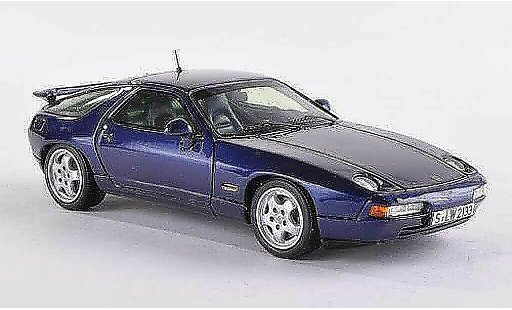 Porsche 911 1992 1/43 Spark GTS noire-bleu miniature
